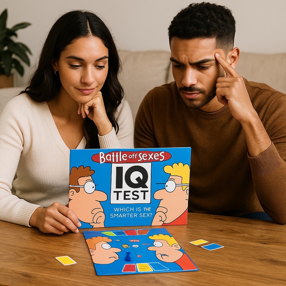 Battle of the Sexes IQ Test Board Game by Universi
